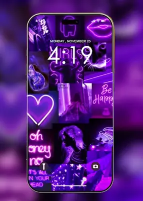 Purple Wallpaper HD android App screenshot 4